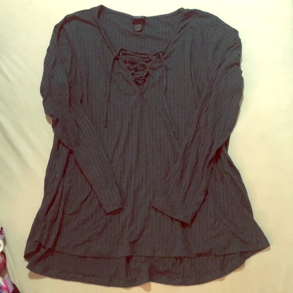 Dark Green Long Sleeved Top